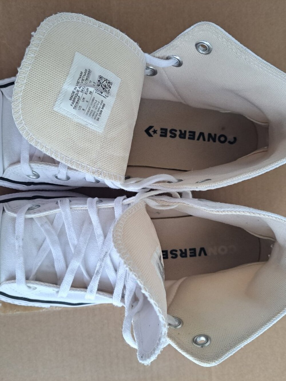 WOMEN'S COVERSE ALL STAR CHUCK TAYLOR LIFT PLATFORM HI TOPS SIZE 8 - Picture 4 of 15